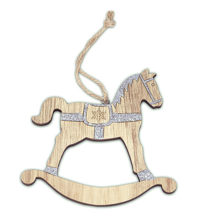 Décoration Cheval en Bois