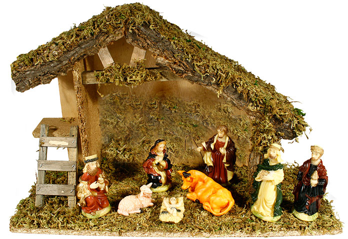 La Grande Crèche de Noël avec 8 Santons | Noel.