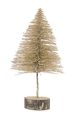 Grand Sapin Pailleté Champagne Cuivré Doré Noël