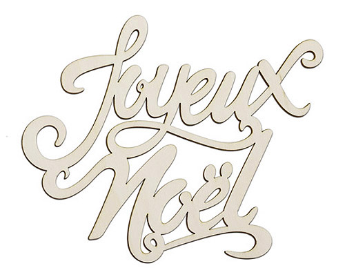 Lettres Joyeux Noel à Décorer  Cadeau de Noel