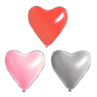 Le lot de 100 ballons Coeurs Petits