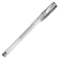 Stylo Ecriture Métallique Gris Argenté x1